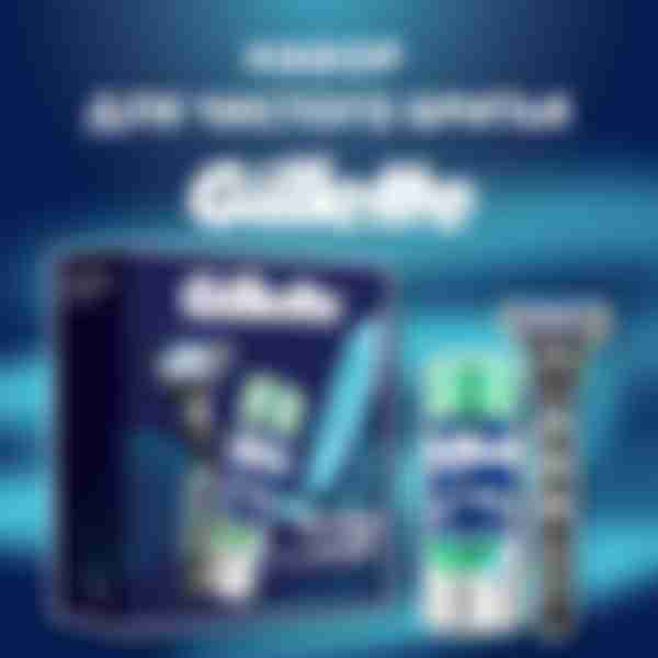 Набор подарочный мужской Gillette Mach3: бритвенный станок, гель для бритья для чувствительной кожи 75 мл