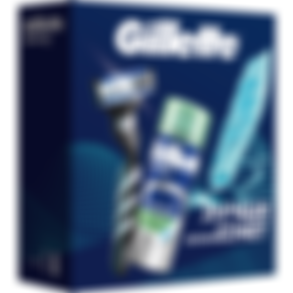 Набор подарочный мужской Gillette Mach3: бритвенный станок, гель для бритья для чувствительной кожи 75 мл