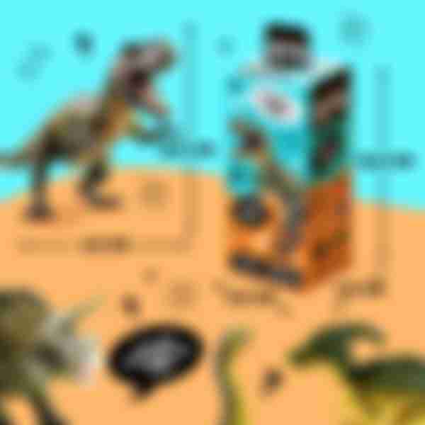 Игрушка - сюрприз Funny Box Динозавры: фигурка, наклейки, в ассортименте