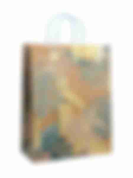 Пакет подарочный Цветы для тебя, крафт, 39x30x14см