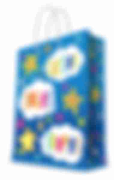 Пакет подарочный Magic Pack Свети! Люби! Твори!, 40.6x48.9x19см, голубой