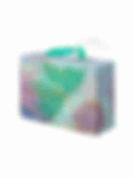 Пакет-коробка для подарка Magic Pack, 22.5х13.5х20см, розовый и бирюзовый