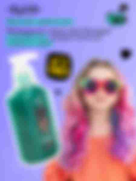 Гель для душа женский Ezze Wow Tutti Frutti, аромат фруктов, бирюзовый мерцающий, 200мл