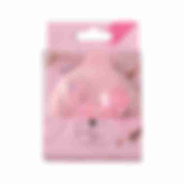 Расческа массажная Beautella Princess, складная, 6.5x7.3см, розовый