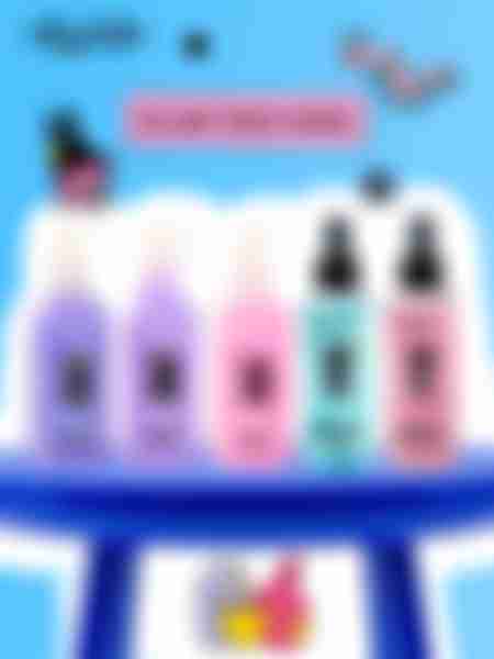 Спрей для волос Ezze Very Sparkling Spray, розовый мерцающий, 150мл