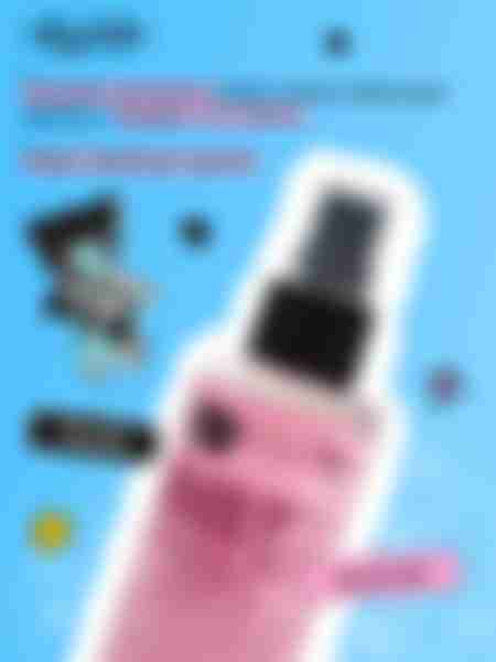 Спрей для волос Ezze Very Sparkling Spray, розовый мерцающий, 150мл