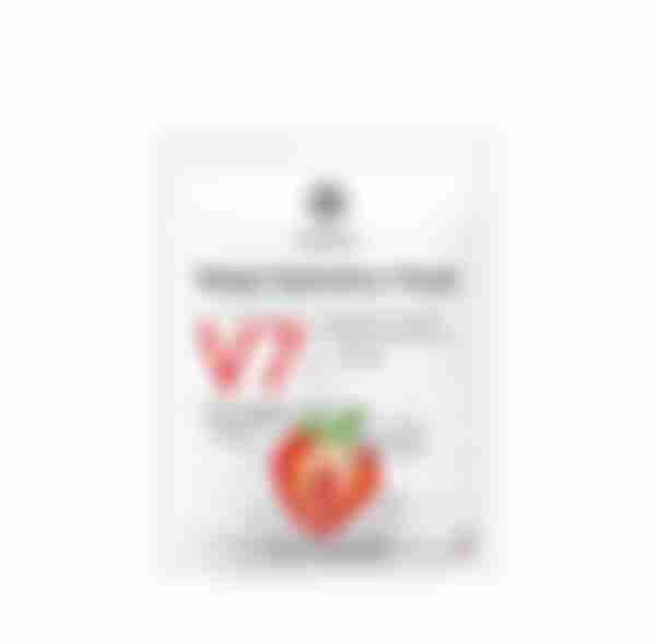 Маска для лица V7 Fabrik Cosmetology тканевая с экстрактом Клубники
