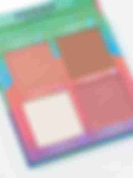 Набор для макияжа лица Parisa Face Makeup Set Glamour Glaze, 2 оттенка румян, скульптор, хайлайтер, 136 г