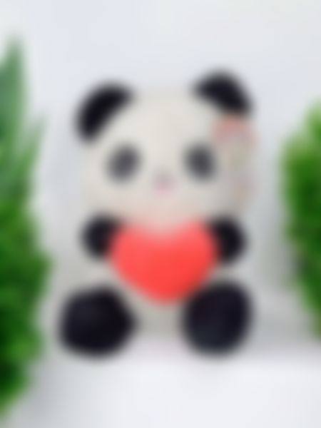Игрушка мягкая Panda hearts, 20x15x14см, в ассортименте