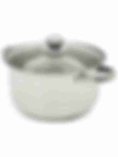 Кастрюля Foodsol, с крышкой, нержавеющая сталь, 5л