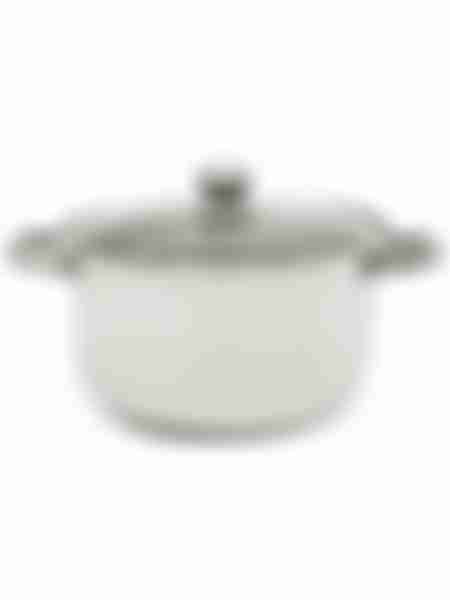 Кастрюля Foodsol, с крышкой, нержавеющая сталь, 5л