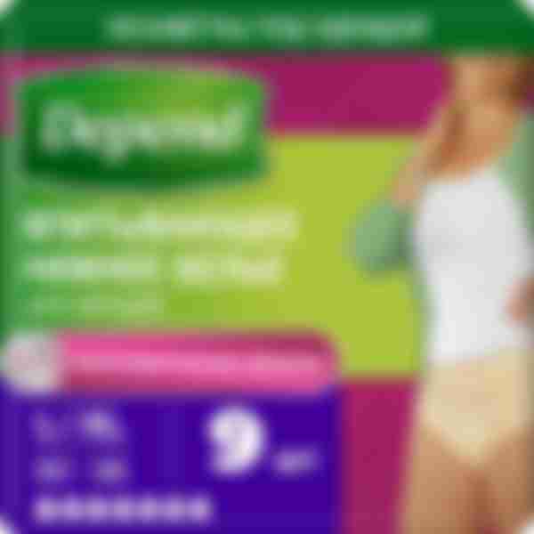 Трусы для взрослых ночные Depend Супер Плюс L / XL для женщин, 9 шт
