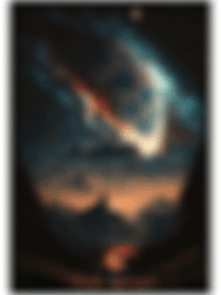 Тетрадь Cosmic Landscape, клетка, А4, 48л, в ассортименте, 1 шт