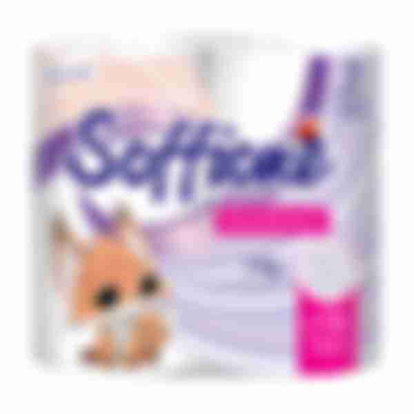 Туалетная бумага Soffione Sensato Bambino 3 слоя 4 рулона