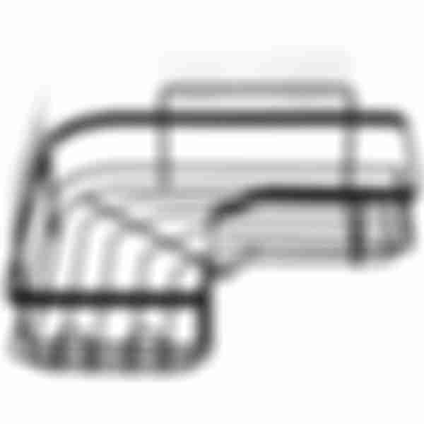 Полка подвесная угловая GRAPHITE, 25*25*6,5 см