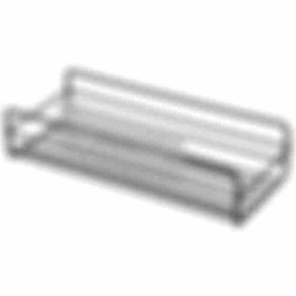 Полка д/ванной РК прямоугольная GRAPHITE 26,7*11,5*6см 109751