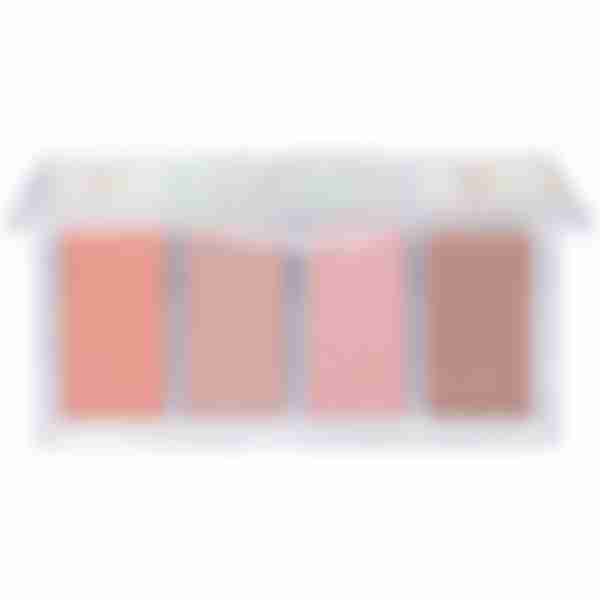 Палетка для контуринга Influence Beauty Silver Decagon, 4 оттенка, тон 02