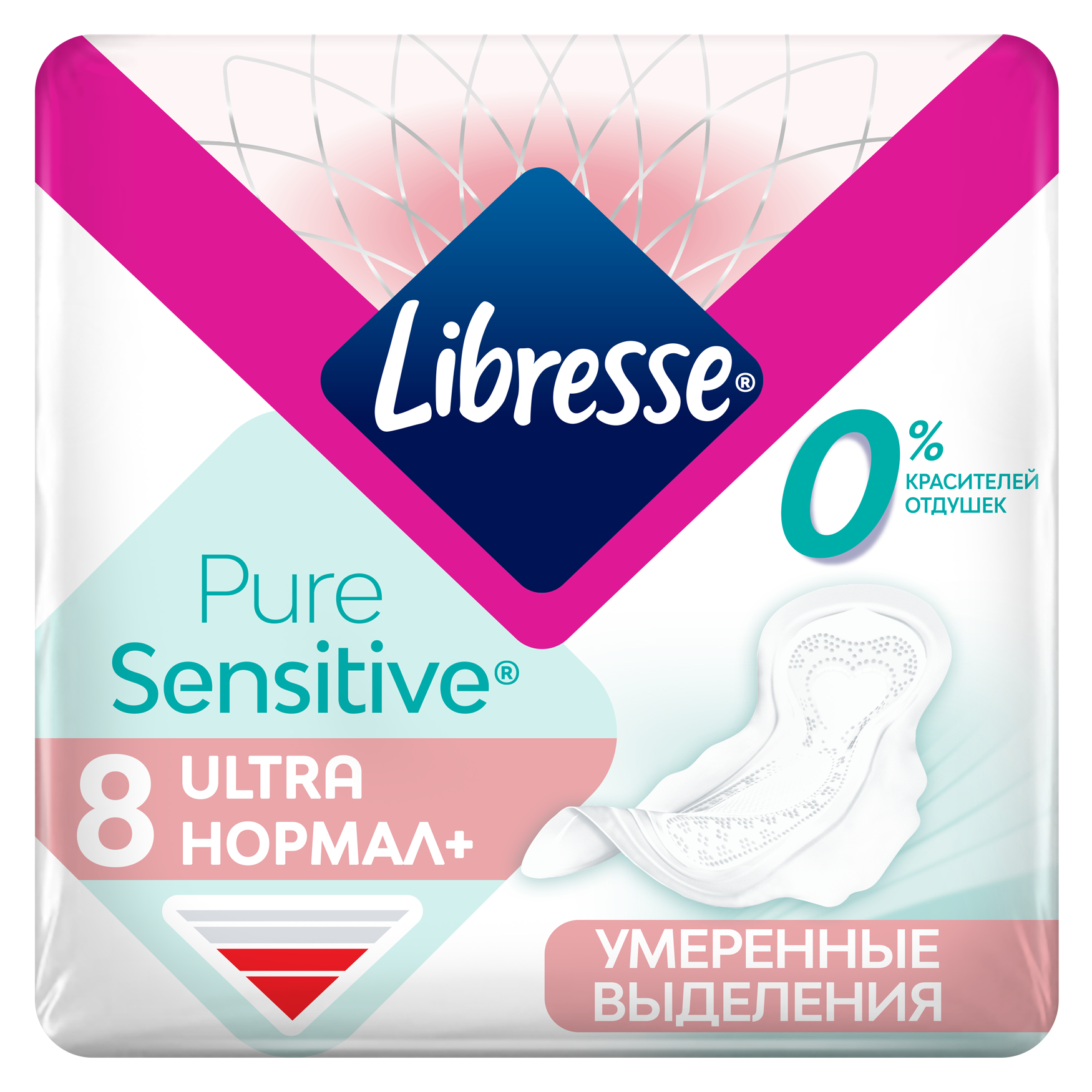 Прокладки ЛИБРЕСС Ультра SENSITIVE PURE Нормал 8 шт - купить в интернет ...